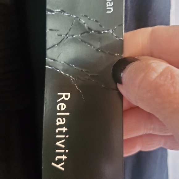 Relativity  open cardigan.  NWT. Black pleated sheet sz 2x. - Picture 4 of 10